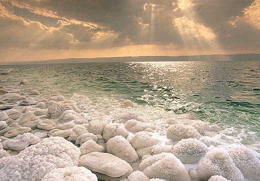 dead sea sunset